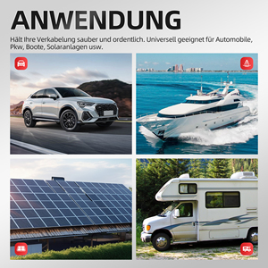 บัสบาร์แบตเตอรี่สำหรับงานหนัก 600A บัสบาร์สำหรับยานยนต์ 6 x 3/8"(M10) โพสต์ 12V - 48V บล็อกจ่ายไฟ - Product Image 6