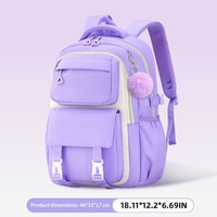 Sac à dos scolaire japonais pour filles, style girly, plusieurs poches, design multifonctionnel, grande capacité (20-35L), Oxford, pour étudiants