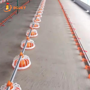 Полностью автоматическая линия подачи корма для птицы: кормушка-податчик, поилка-ниппель, точный контроль температуры для бройлеров на птицефабриках - Product Image 6