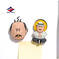 Longzhiyu 20 ans d'expérience, figurine en caoutchouc silicone personnalisée, aimant de réfrigérateur, aimants de réfrigérateur en PVC rigide, figurine 3D, souvenirs touristiques