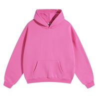 Sudaderas Extra Grandes de Forro Polar Grueso de Buena Calidad, 350 g/m², con Logotipo Personalizado, Sudaderas Coloridas de Manga Larga para Hombre
