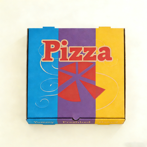 Scatola per Pizza in Carta Kraft con Stampa Logo Personalizzata - 12 Pollici per Consegna, Produzione Cinese all'Ingrosso - Product Image 2