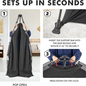 Tenda da viaggio per bambini pieghevole traspirante di grandi dimensioni - Product Image 4