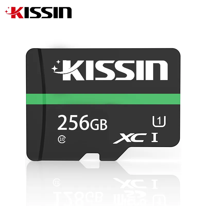 KISSIN 100% Authentic Wholesale 64GB 128GB 256GB Flash Micro TF SD Memory Cards Class 10 U3 A1 Micro Memory SD 32GB Card