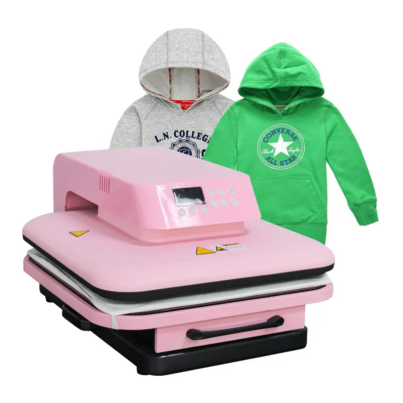 Zhou Surname 2024 New Automatic Electric Full Auto Tshirt Heat press 15x15 Automatic Heat Press Machine