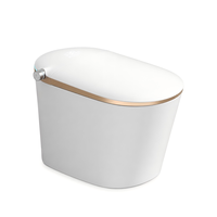 WC intelligent haut de gamme avec siège chauffant électrique, bidet intelligent à poser au sol pour salle de bain résidentielle haut de gamme