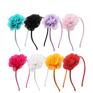 Handmade Rose Flower Girls SPA Hair Accessories