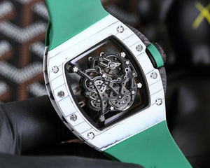 Relojes de Buceo de Lujo para Hombre, Esqueleto, Acero Inoxidable, Automáticos, Movimiento ETA de Alta Calidad, Correa de Goma, Resistentes al Agua 5BAR - Product Image 3