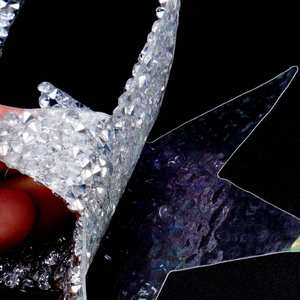 Nouvel autocollant brillant en strass, patch étoile de différentes tailles pour la décoration de vêtements et de sacs - Product Image 2