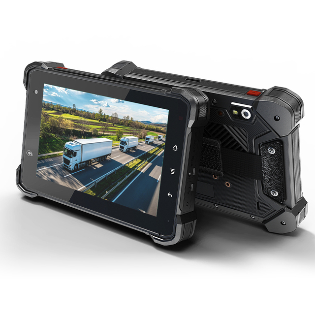 7 Inch 800-nits 4G LTE IP67 Android Octa Core Qualcomm Rugged In-vehicle Tablet J1939 OBD-II for Car Diagnostic Fleet Management