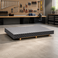 Table de soudage 3D robuste D28 en acier nitridé Q355, poste de travail modulaire