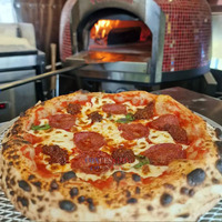 Four à pizza au bois pour food truck, remorque alimentaire mobile certifiée aux États-Unis avec four à pizza, remorque à glaces et pizzas à vendre