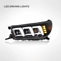 3 lentilles pour phares LED Toyota Hilux Revo Pickup 2016 2017 2018 2019 2020 Plug and Play Accessoires Hilux VIGO Revo