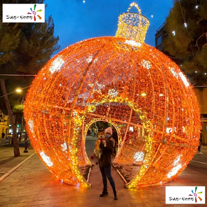 Décoration lumineuse LED pour événements extérieurs, grande boule LED pour la maison, lumières LED pour la décoration de Noël - Product Image 5