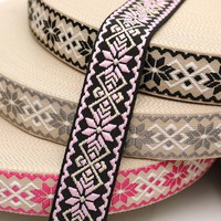 Pita Webbing Jacquard Klasik Kustom Grosir Pabrik, Tali Webbing Poliester Nilon Berkualitas Tinggi untuk Tas