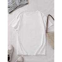 Robe élégante et festive pour femme, style Y2K, imprimé OVER, t-shirt sport