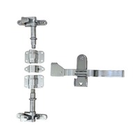 Acier inoxydable Conteneur Remorque Encastré Serrure De Porte Deux Point Camion Van Porte Arrière Engrenage De Verrouillage Pour Camion Réfrigéré