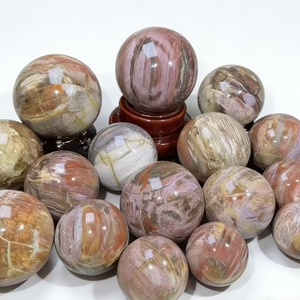 ลูกแก้วคริสตัลไม้หินย้อย (เฟิงสุ่ย) ขัดเงา หินธรรมชาติ สำหรับการทำสมาธิ บำบัดรักษา ของตกแต่งบ้าน สำนักงาน ของขวัญ ขายส่ง - Product Image 3