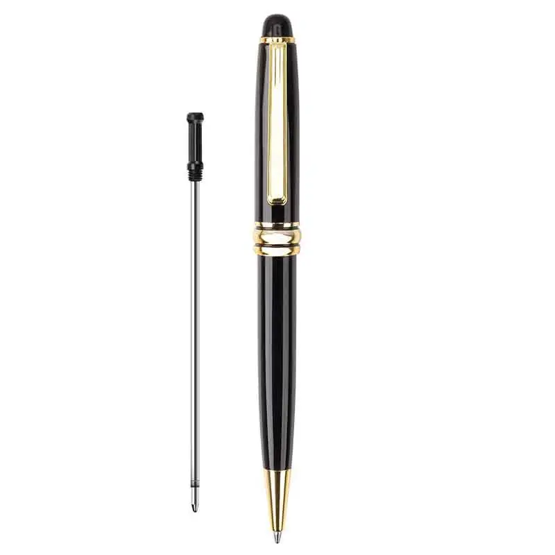 Pena logam modis dengan stylus untuk pena logam dengan stylus, pena bola warna Multi dengan logo khusus