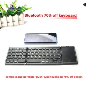 70% Foldable Membrane Ultra-thin Wireless Mini Keyboard <strong>USB</strong>/ ABS Material Desktop Women Office Portable - Product Image 5