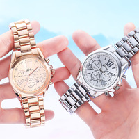 Ensemble de montres de luxe en quartz, boîtier en alliage, montre de mode écologique pour affaires avec cadran à aiguilles, 30 mm, épaisseur 10 mm, cadeau pour les amoureux