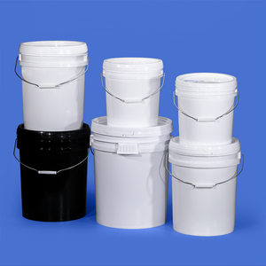 Umetass Bán Buôn Cấp Thực Phẩm Vòng Nhựa Nước Xô Container Thùng Đục Thùng Với Xử Lý <span class=keywords><strong>10L</strong></span> Với Nắp In Ấn Logo - Product Image 6