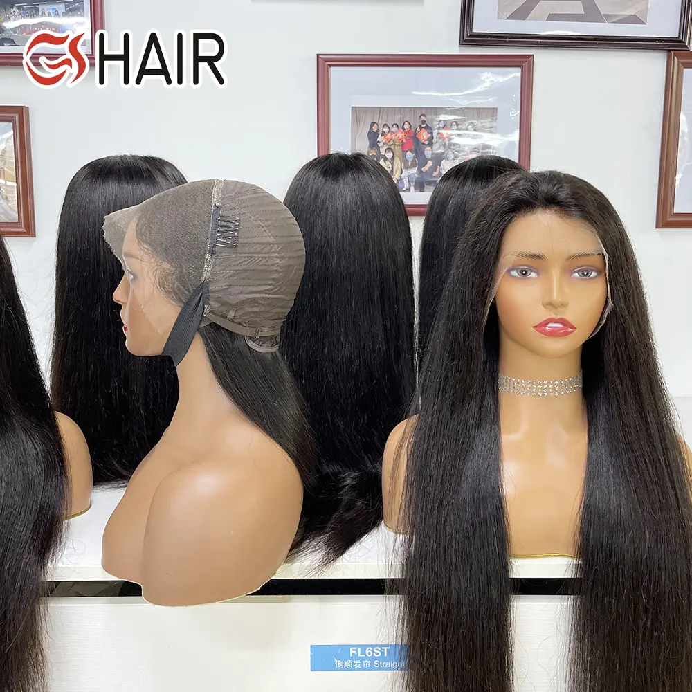 High Quality 13x6 Swiss Hd Lace Frontal Wigs 13x4 Hair Extensions & Wigs,Bone Straight 100% Real Human Hair Wig Pre-Plucked