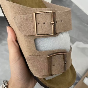 Mules <span class=keywords><strong>Arizona</strong></span> de Alta Gama para <span class=keywords><strong>Mujer</strong></span>, Diseño Semi-Cerrado, Primavera-Verano, Punta Redonda, Plataforma Gruesa con Amortiguación - Product Image 3