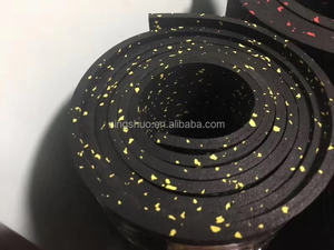 Ningshuo NSRT0550 3mm-10mm Antidérapant Intérieur Fitness Gym Caoutchouc EPDM Granulés Sport Revêtement de sol protecteur sportif Rouleaux de <span class=keywords><strong>tapis</strong></span> - Product Image 2