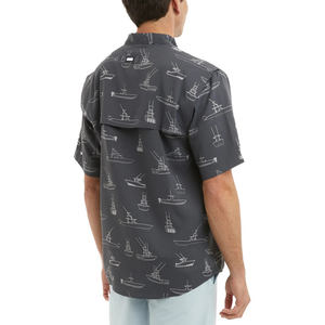 Camisa de pesca con botones de microfibra de poliéster personalizada, sublimada, con absorción de humedad, de bambú, estilo vaquero, lo último en moda, al por mayor - Product Image 3