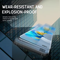 Film hydrogel de protection d'écran ultra-fin anti-explosion à durcissement UV, compatible avec les machines de découpe, les GPS et les téléphones mobiles