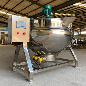 ORME Marmite industrielle gaz vapeur pour cuisson marmite confiture de fruits pâte de fraises machine à faire sauce bouilloire à double paroi avec agitateur - Product Image 5