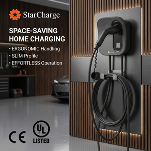 Starcharge Artemis 7kW 22kW PC+ASA Shell Anti-UV IP65 Certifié pour une utilisation de 10 ans CE UL Contrôle par application intelligente Station de recharge pour véhicules électriques - Product Image 1