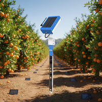 Capteur d'humidité du sol YaTunIOT multi-profondeur, station de surveillance solaire 4G LoRa pour l'humidité, la température et l'EC du sol, YaTun Watchman-S03, montage au sol