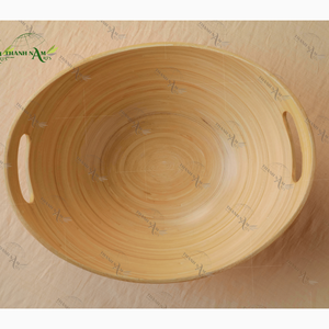 Bol en bambou au design moderne, ensemble de vaisselle en bambou écologique et réutilisable fait à la main, vaisselle de cuisine naturelle, fabricant du Vietnam - Product Image 5