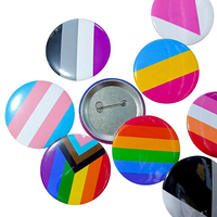 Badges personnalisés sur mesure avec logo, 58 mm, ronds, en métal, en tôle, badges d'anime
