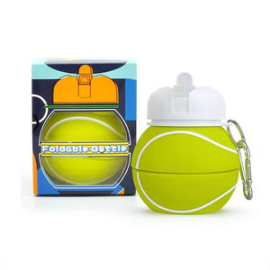 Botella de Agua Deportiva Ecológica de 550 ml, Plegable, Portátil, Aislante, Antiderrames, para Niños, Venta al Por Mayor - Product Image 5