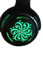 Casque de soirée silencieuse à LED pas cher en gros, casque de fête silencieuse RF988