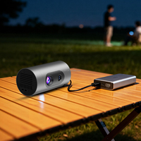 Nouveau projecteur intelligent au design innovant, Android 14, résolution native 720P, compatible 4K, son HIFI stéréo, WiFi 6, mise au point automatique, portable, charge Type-C