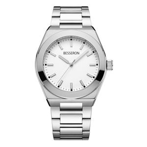 Relojes de Cuarzo para Hombre de Lujo de la Marca Besseron Oem con Logotipo Personalizado, Caja Pulida de Acero Inoxidable 316l, Movimiento Japonés - Product Image 5