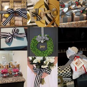 Cinta de grogrén de poliéster de doble cara con espiga, de alta tenacidad y sostenible, personalizada por el fabricante, para lazos DIY y regalos - Product Image 3