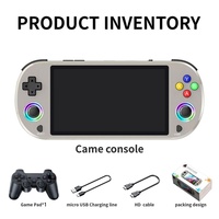 Console de jeu portable M22 P, écran IPS de 5,0 pouces, manette Wi-Fi, système Linux, lecteur de jeux vidéo portable, N909 Dual Core 3000mAh