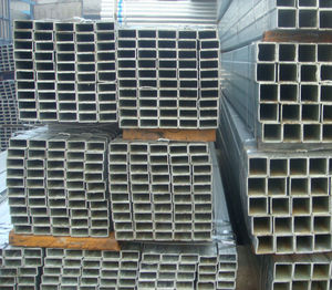 Gegalvaniseerde buizen en vierkante buizen van staal, holle profielen van gegalvaniseerd ijzer, gegalvaniseerde rechthoekige buizen 20x40 - Product Image 1