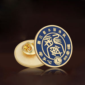 Nieuwe bedrijfsactiviteit metaalbadge verfbadge schoolembleem zinklegering metaalembleem - Product Image 3