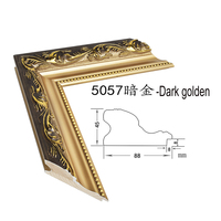 Cadre en bois sculpté classique avec feuille d'or pour peinture, vente en gros en vrac