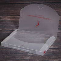 Boîte d'emballage en PVC plastique, boîte pliante universelle givrée, boîte en plastique pour animaux de compagnie, vente en gros