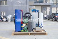 SINDEICE Chine Meilleure machine à glace en flocons de 3 tonnes pour la pêche industrielle, SUS304, Compresseur, Certifiée CE