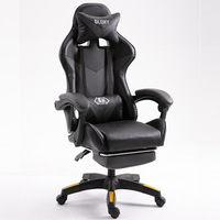 Fauteuil de Gaming Personnalisable pour Gamer, de Bureau et de Maison, Pivotant et Réglable en Hauteur