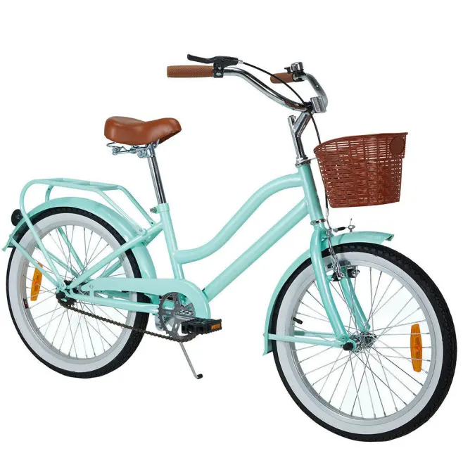 20 24 Inch Kids Beach Cruiser Bike / Girls Cycle Bicycle / Commute City Bike