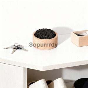 Difusor de Aromaterapia de Piedra Volcánica Negra con Logotipo Personalizado, Difusor Pasivo de Piedra de Lava para Plantas Aromáticas, Set en Caja para Aceites Esenciales - Product Image 6